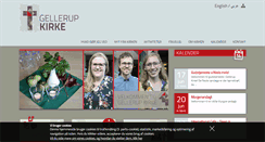 Desktop Screenshot of gellerupkirke.dk