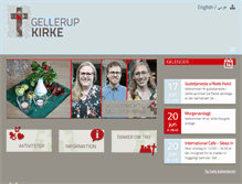 Tablet Screenshot of gellerupkirke.dk